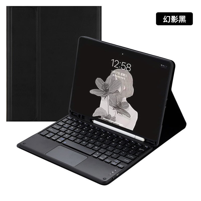 Applicable to S7FE Samsung tablet S6lite wireless Bluetooth keyboard P610 leather case wonderful mouse A7 pen slot A8 - Image 1